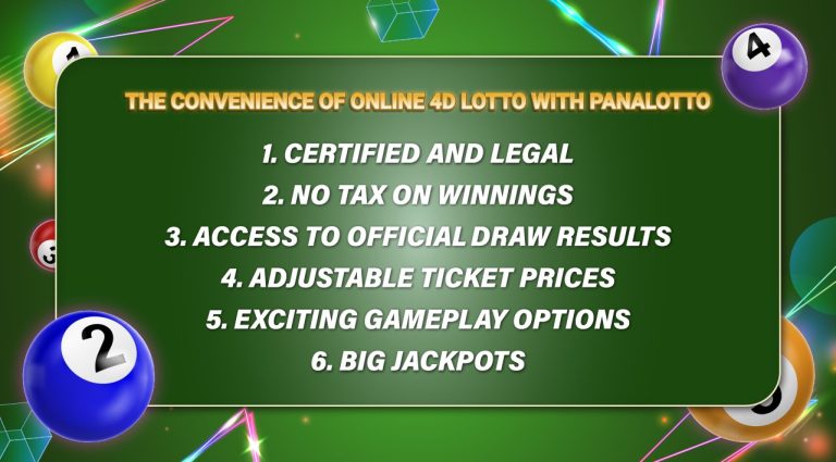 The Convenience of Online 4D Lotto with Panalotto